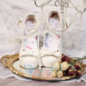 Sweet Round Toe Middle-heeled Lolita Shoes