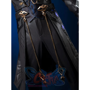 Genshin Impact Fatui Harbinger The Captain Il Capitano Cosplay Costume C09227 AAA Costumes
