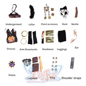 Genshin Impact Iansan Cosplay Costumes C09350 B Costumes