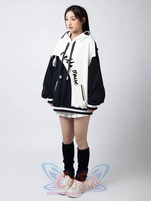 Cosfun Original Cartoon Mouse Cosplay Full Zip Hoodie A00001 Sweatshirt