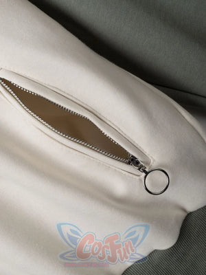 Zipper pull detail of gorilla Full Zip Hoodie showcasing functional pocket and quality craftsmanship