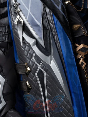 Genshin Impact Fatui Harbinger The Captain Il Capitano Cosplay Costume C09227 AAA Costumes
