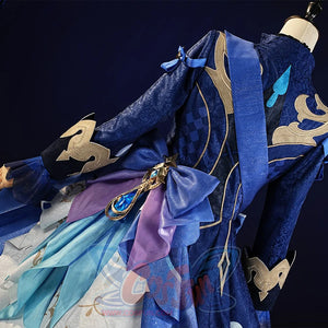 Genshin Impact White Furina Hydro Archon Cosplay Costume C08735 AAA Costumes