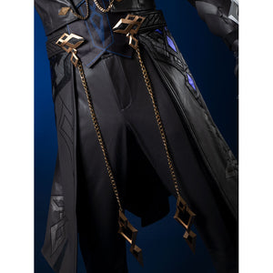 Genshin Impact Fatui Harbinger The Captain Il Capitano Cosplay Costume N09227 AAA