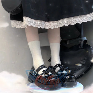 Original Lolita Round Toe Thick Soled Shoes - cosfun