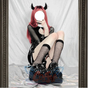 Original Spice Girl Punk Lolita Thick Soled Shoes - cosfun