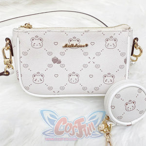 New Style Vintage Printed Bear Crossbody Bag