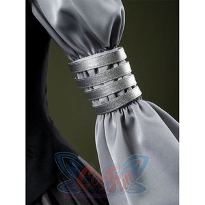 Attack of the Clones Padmé Amidala Cosplay Costume, the middle part has sliver armlet.
