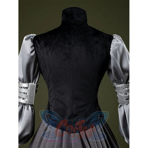 Attack of the Clones Padmé Amidala Cosplay Costume, the cinched waist design accentuates the waistline.