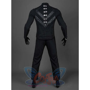 Shows the back of the Baylan Skoll cosplay costume’s base layer, emphasizing the detailed design and stitching on the tunic.