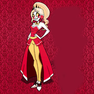 【CONFIRMATION】$3 Deposit = $10 Coupon Hazbin Hotel Charlie Morningstar Cosplay Costume BST0244