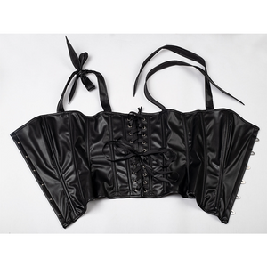 【READY TO SHIP】COSFUN Original Retro Vintage Medieval Black Corset Vest FAN0021