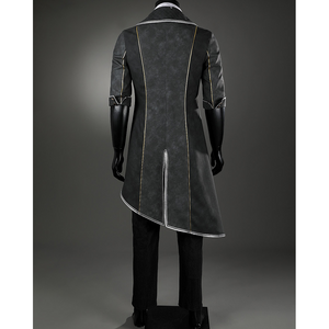 Clair Obscur: Expedition 33 Verso Cosplay Costume, black and grey coat.
