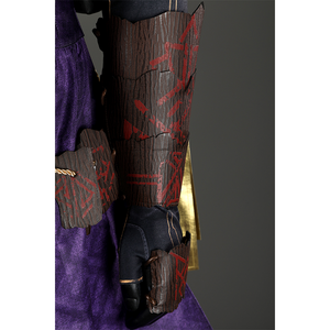 Clair Obscur: Expedition 33 Verso Cosplay Costume, brown wood grain armor.