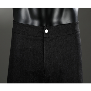 Clair Obscur: Expedition 33 Verso Cosplay Costume, black pants with golden button.