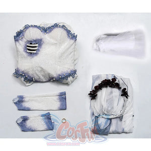【READY】Corpse Bride Emily Cosplay Costume Halloween Dress N08774 Costumes
