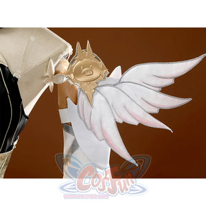 Duet Night Abyss Truffle cosplay costume shoulder piece with pig decoration and white wing