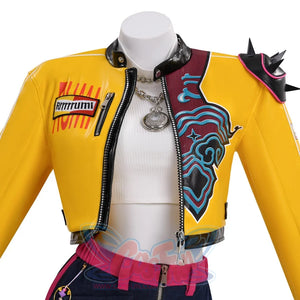 KPop Demon Hunters HUNTR/X Rumi Cosplay Costume N09523 Costumes