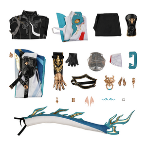 Dan Heng Permansor Terrae Cosplay Costume, tail sold separately.