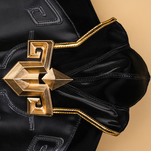 Dan Heng Permansor Terrae Cosplay Costume, the boots feature a three-dimensional design.