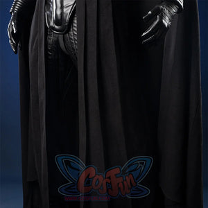 Luke Skywalker cosplay costume lower robe hem with textured glove and cloak draping