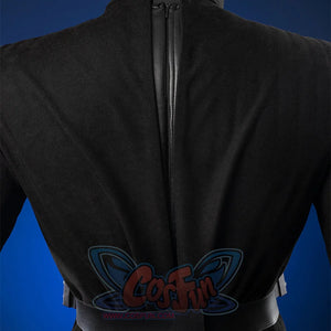 Luke Skywalker cosplay costume cloak back zipper closure with pleather belt detail