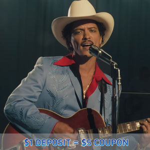 【CONFIRMATION】Deposit Die With A Smile Bruno Mars Cosplay Costume