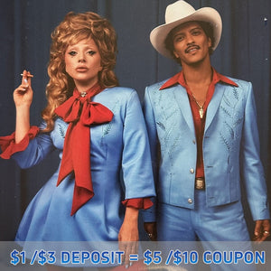 【CONFIRMATION】Deposit Die With A Smile Bruno Mars Cosplay Costume