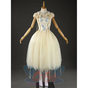 Elegant white dress with floral details - Enid Sinclair cosplay costume