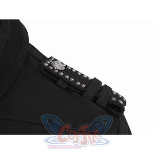 Final Fantasy XV Noctis Cosplay Costume Shoulder, structured epaulet design with metal emblem accents.