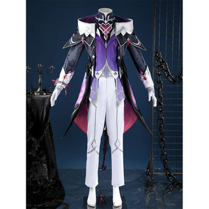 Genshin Impact Durin cosplay costume complete front view dark