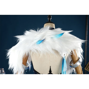 Genshin Impact Yelan Cosplay Costume Tranquil Banquet Outfit N09764