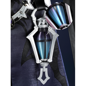 Genshin Impact Flins Cosplay Costume, a lantern with a silver frame and a blue body, featuring a light-up design.