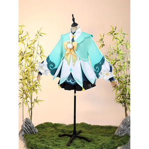 Genshin Impact Yaoyao Rainlit Bamboo Reverie Cosplay Costume N09900