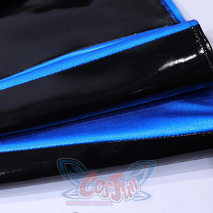 Guinevere punk costume PU leather-look mini skirt.