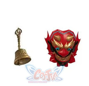 Honkai: Star Rail Xueyi Cosplay Costume C08382 A Women / Handbell + Mask (Sold Separately From
