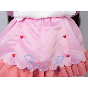 【Ready To Ship】Nekopara Chocola Cosplay Costume Pink Maid Outfit C00657 Costumes