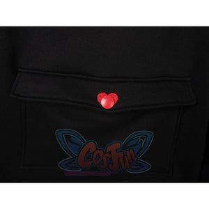 Original Oversized Black Bat Hooded Sweatshirt N00716 Sweatshirt