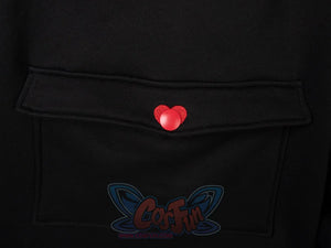 Original Oversized Black Bat Hooded Sweatshirt N00716 Sweatshirt