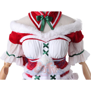 Re: Zero − Starting Life In Another World Ram Cosplay Christmas Outfit C00880 Costumes