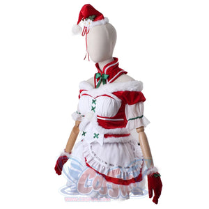 Re: Zero − Starting Life In Another World Ram Cosplay Christmas Outfit C00880 Costumes