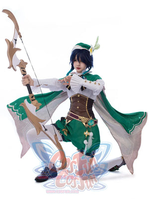 Genshin Impact Venti Barbatos Cosplay Costume Jacquard Version C00442 Aa Costumes