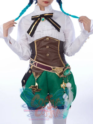 Genshin Impact Venti Barbatos Cosplay Costume Jacquard Version C00442 Aa Costumes