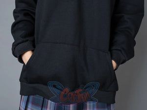 Rabbit Ears Oversize Brushed Hoodie Mp005871 Sweatshirt