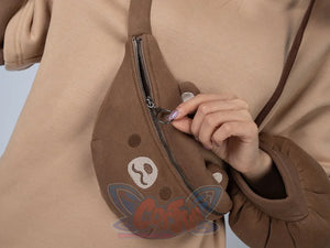 Winter Bear Detachable Bag Fake Two-Piece Fleece Hoodie Mp006068 Sold Out! Sweatshirt