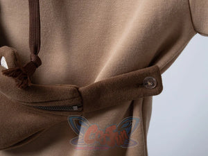 Winter Bear Detachable Bag Fake Two-Piece Fleece Hoodie Mp006068 Sold Out! Sweatshirt