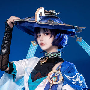 Genshin Impact Scaramouche Wanderer Cosplay Costume - angle 6
