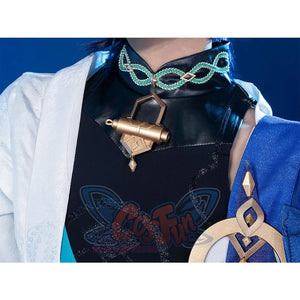 Genshin Impact Scaramouche Wanderer Cosplay Costume - angle 7