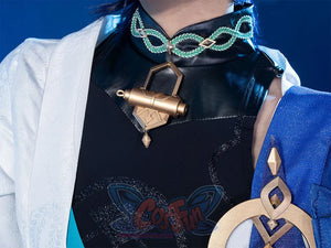Genshin Impact Scaramouche Wanderer Cosplay Costume - angle 7