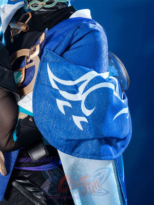 Genshin Impact Scaramouche Wanderer Cosplay Costume - angle 9